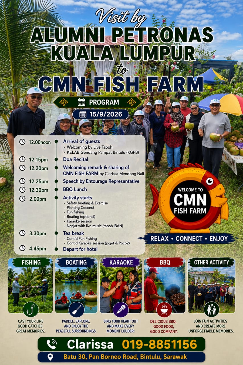 Alumni Petronas KL visit programme at CMN Fish Farm, 15 September 2026